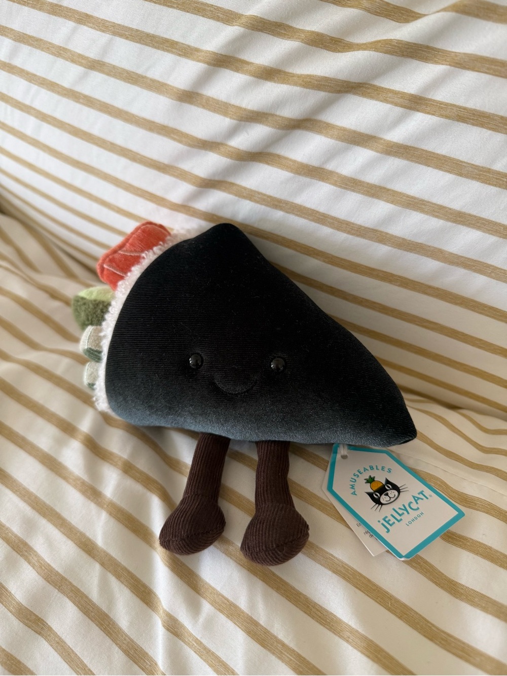 NWT Jellycat Black Coneroi Temaki